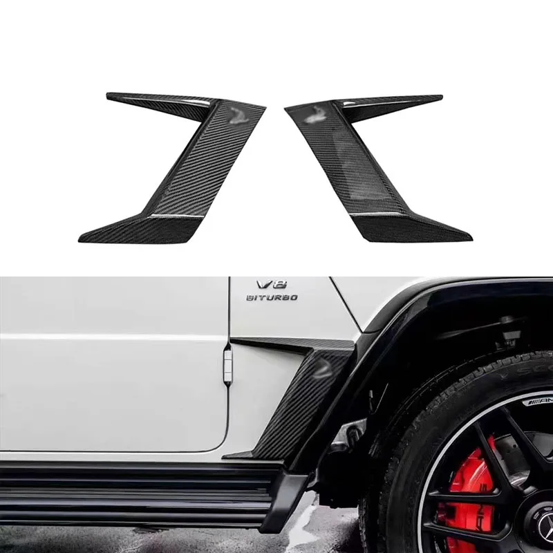 Carbon Fiber Modified Side Fender Spoiler Wind Knife Fittings for Mercedes Benz G-Class W464 Front Wheel Eyebrow Air Outlet 2019
Carbon Fiber Modified Side Fender Spoiler Wind Knife Fittings for Mercedes Benz G-Class W464 Front Wheel Eyebrow Air Outlet 2019
