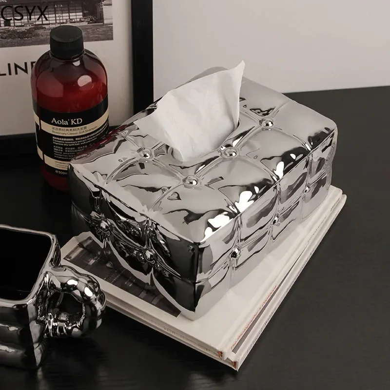 Ceramic Tissue Box - Versatile Home Decor & Room Ornament for TV Cabinet and Coffee Table Storage
Ceramic Tissue Box - Versatile Home Decor & Room Ornament for TV Cabinet and Coffee Table Storage