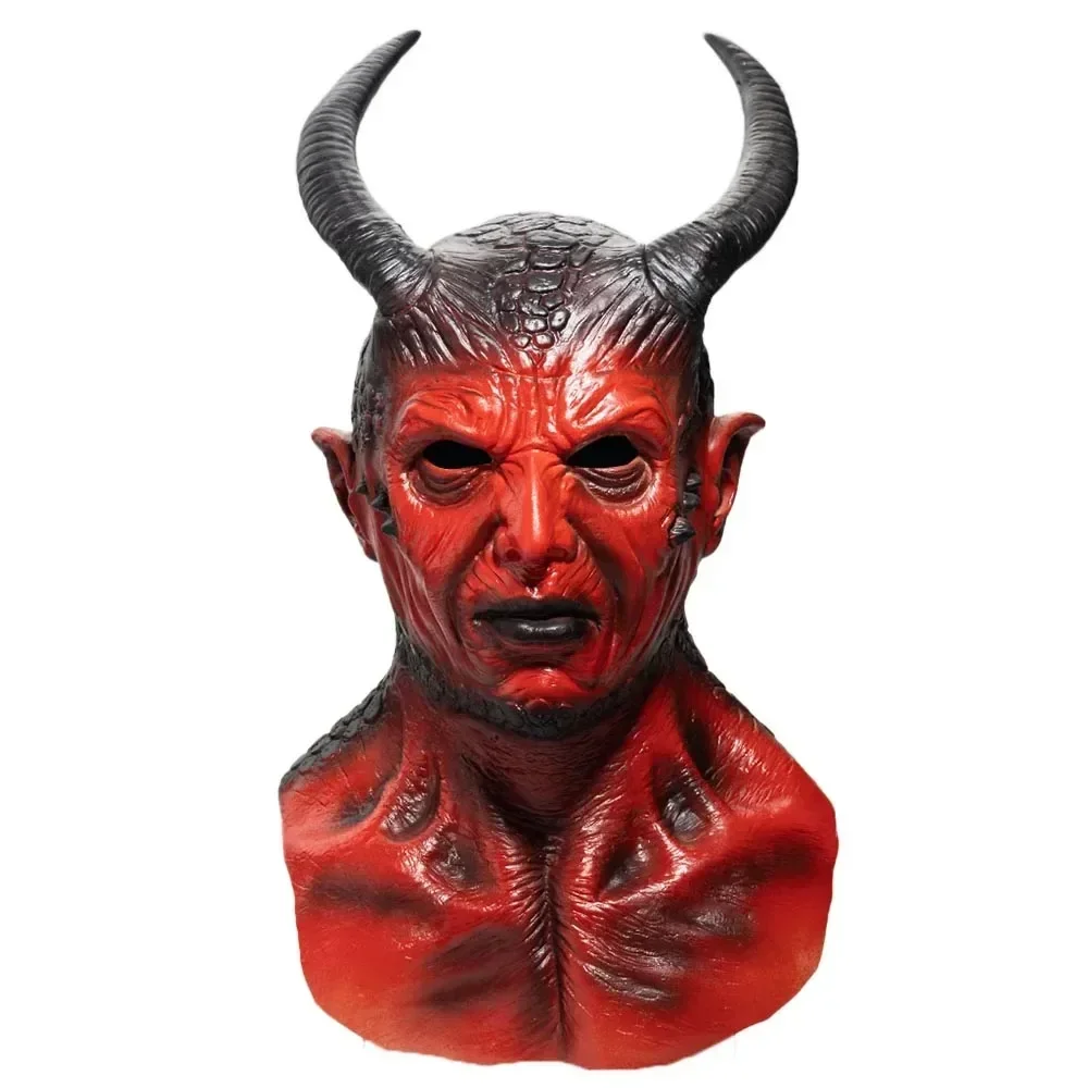 Halloween Belial The Demon Horn Mask Cosplay Horror IKARI THE Red Devil Latex Helmet Carnival Purim Party Costume Props
Halloween Belial The Demon Horn Mask Cosplay Horror IKARI THE Red Devil Latex Helmet Carnival Purim Party Costume Props