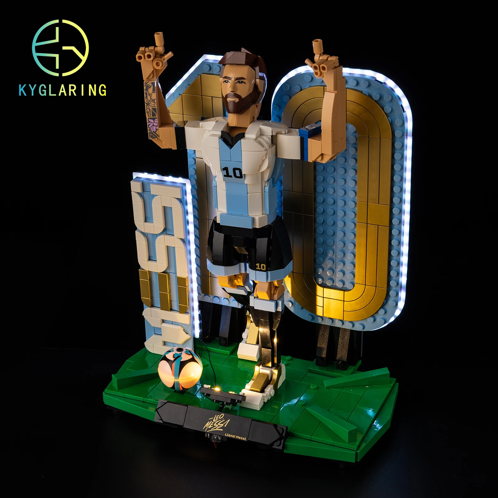 Kyglaring Led Lighting Set Diy Toys for Lego Lionel Messi – Soccer Legend 43015 Building Blocks (No Model)
Kyglaring Led Lighting Set Diy Toys for Lego Lionel Messi – Soccer Legend 43015 Building Blocks (No Model)