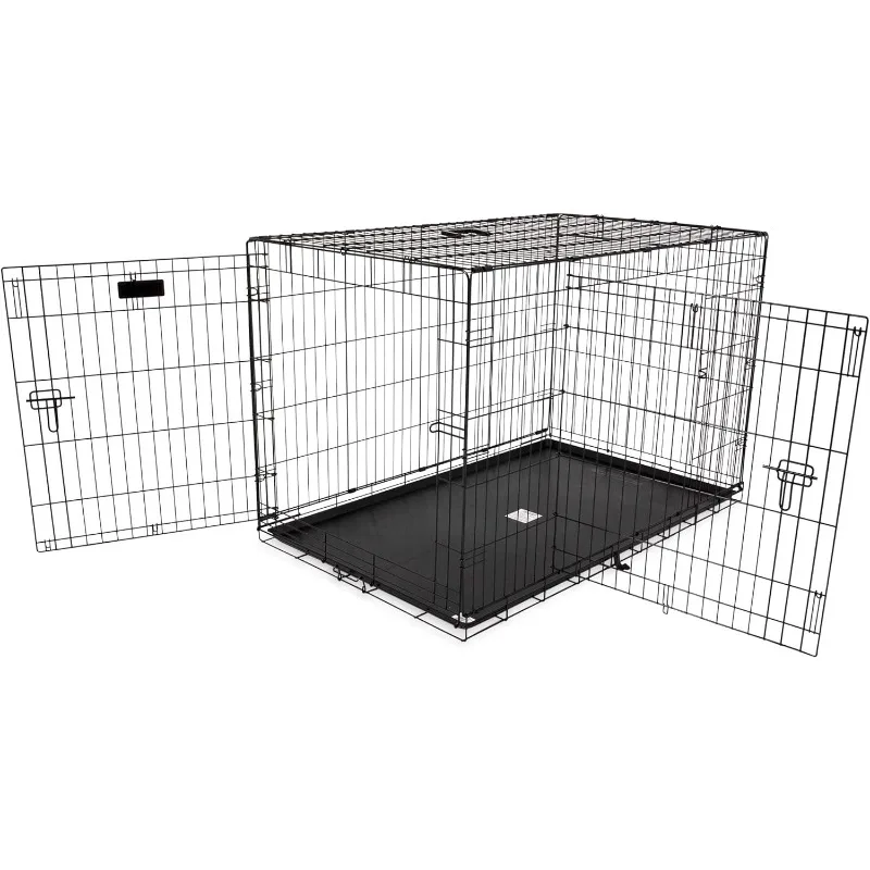 Precision Pet Products Two Door Great Crate Wire Dog Crate, 48 Inch, For Pets 90-125 lbs, With 5-Point Locking System
Precision Pet Products Two Door Great Crate Wire Dog Crate, 48 Inch, For Pets 90-125 lbs, With 5-Point Locking System
