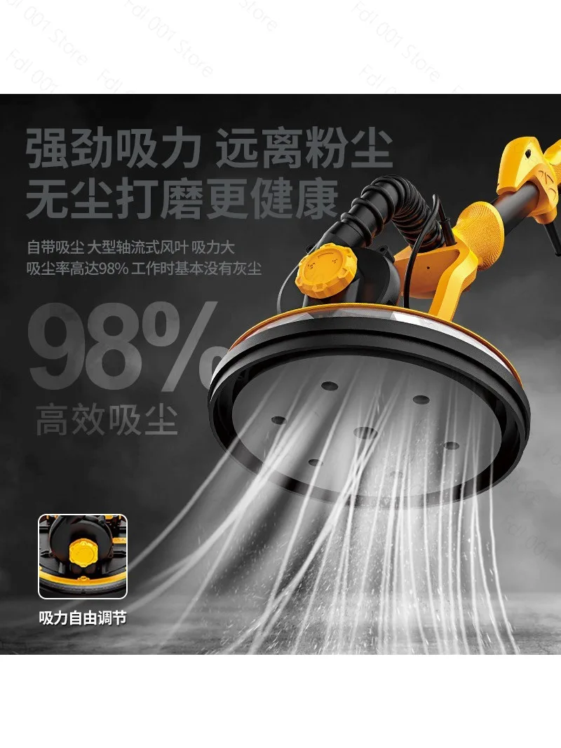 Wall sander, hand-held self-vacuuming, ceiling putty, dust-free machine, sandpaper machine, polishing machine, wall grinder
Wall sander, hand-held self-vacuuming, ceiling putty, dust-free machine, sandpaper machine, polishing machine, wall grinder