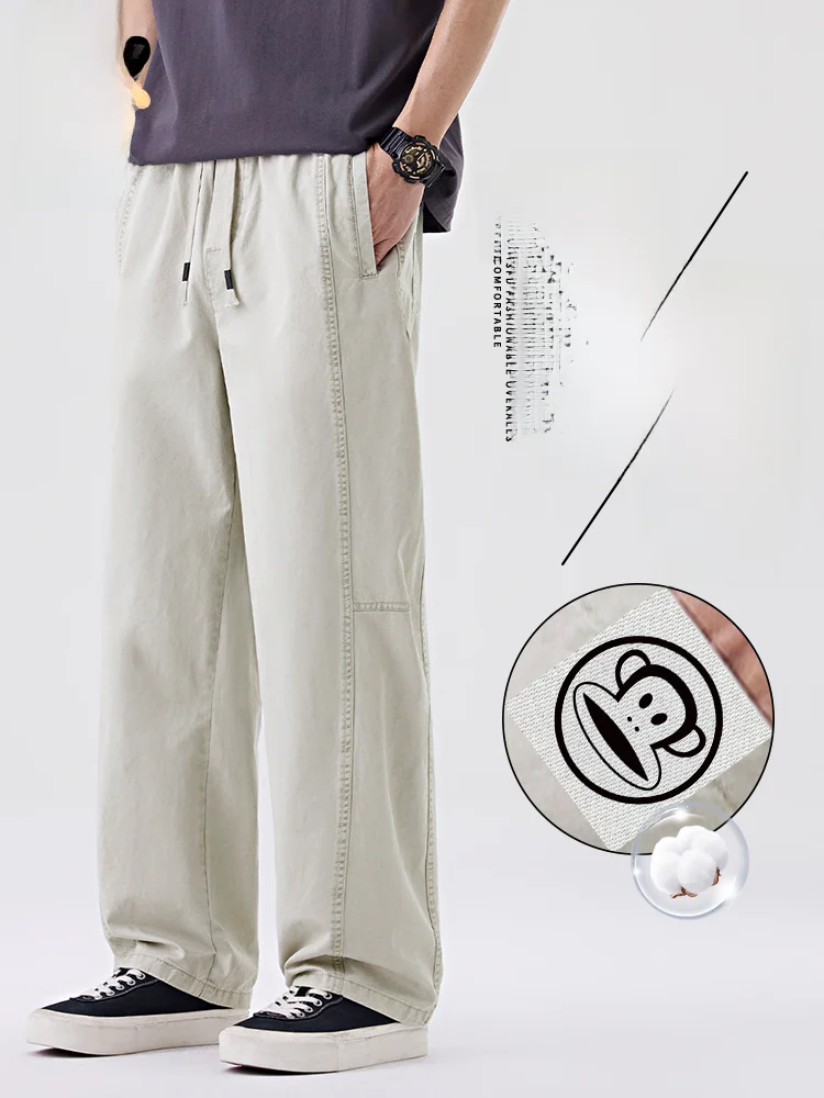 Men's Comfortable Pure Cotton Casual Pants Spring 2026 New Sle Straight Leg Casual Trousers Drapey Loose Fit
Men's Comfortable Pure Cotton Casual Pants Spring 2026 New Sle Straight Leg Casual Trousers Drapey Loose Fit