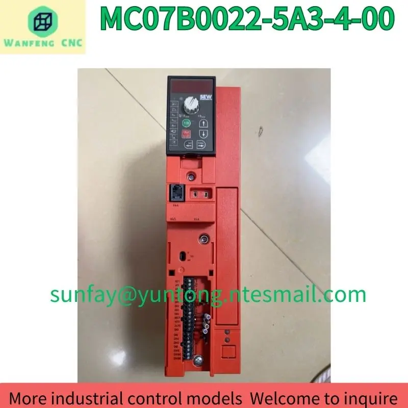 second-hand Frequency converter MC07B0022-5A3-4-00, power 2.2 kW test OK Fast Shipping
second-hand Frequency converter MC07B0022-5A3-4-00, power 2.2 kW test OK Fast Shipping