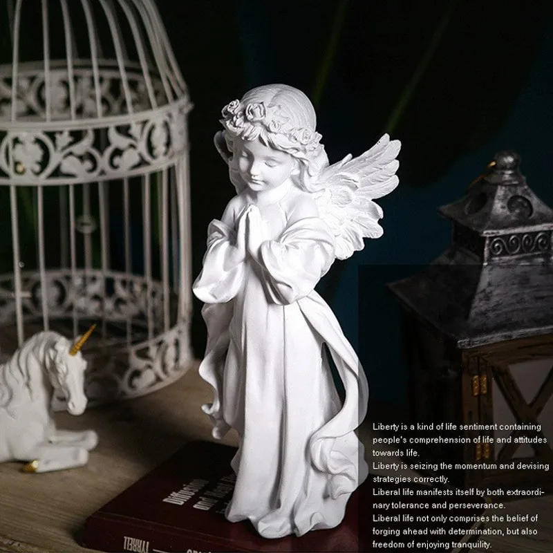 Sweet Resin Praying Angel Statue Cute Figurine European Style Praying Girl Angel Sculpture Home Living Room Office Desk Decor
Sweet Resin Praying Angel Statue Cute Figurine European Style Praying Girl Angel Sculpture Home Living Room Office Desk Decor