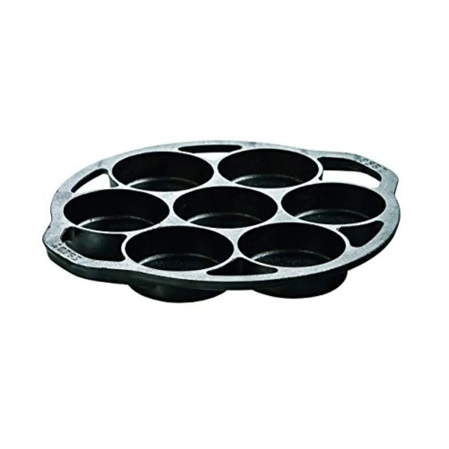 L7B3 Mini Cake Pan 3-1/4 in Dia x 12-7/8 in L x 11.313 in W x 1-1/8 in H Cast Iron Black
L7B3 Mini Cake Pan 3-1/4 in Dia x 12-7/8 in L x 11.313 in W x 1-1/8 in H Cast Iron Black