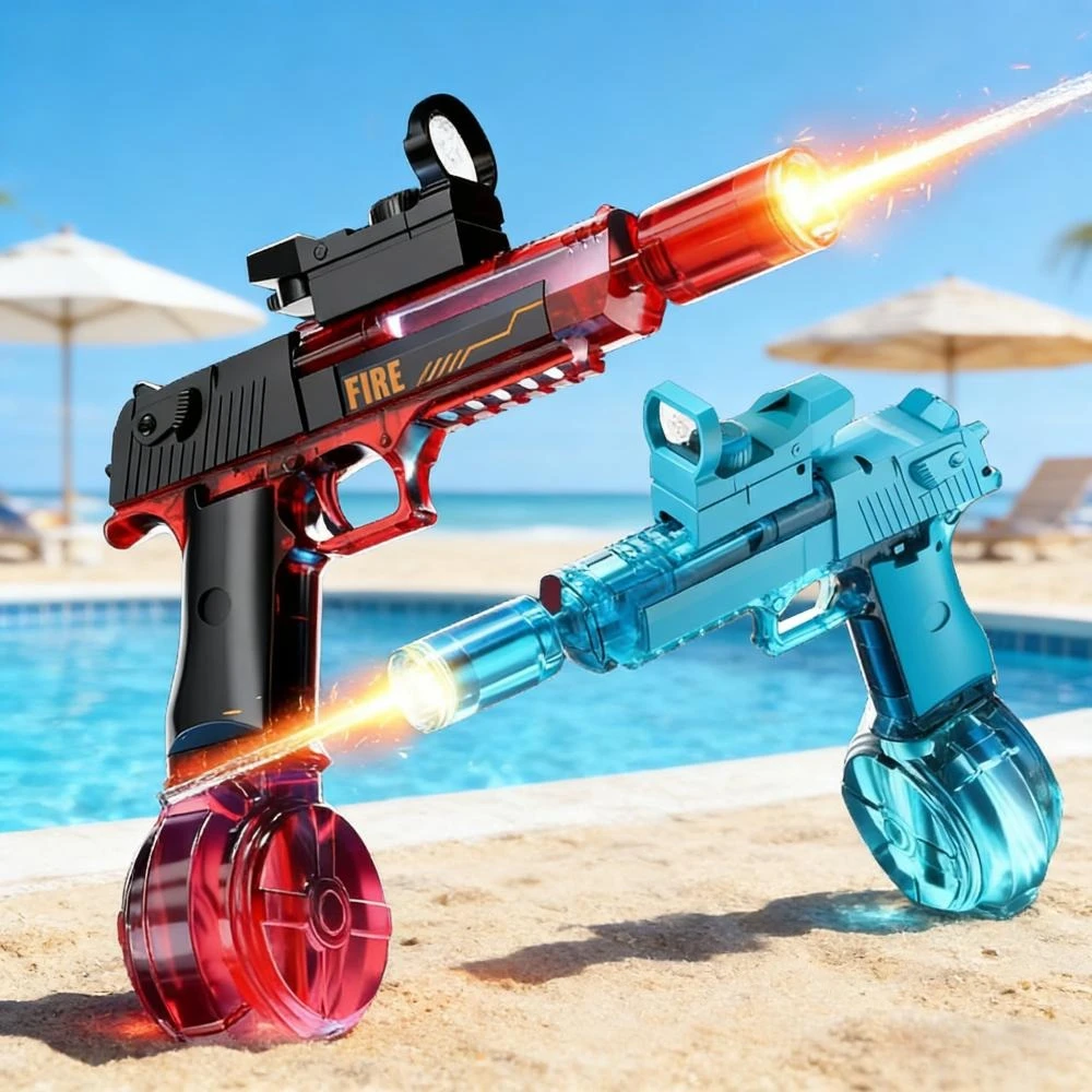 Light Up Electric Water Gun with Flame Effect High-Pressure Squirt Blaster for Outdoor Fun Perfect Gift for Adults Kids
Light Up Electric Water Gun with Flame Effect High-Pressure Squirt Blaster for Outdoor Fun Perfect Gift for Adults Kids