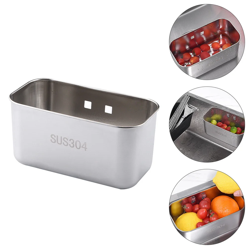 Stainless Steel Drain Basket Sink Draining Holder Sponge Filter Rice Shelving Brackets
Stainless Steel Drain Basket Sink Draining Holder Sponge Filter Rice Shelving Brackets