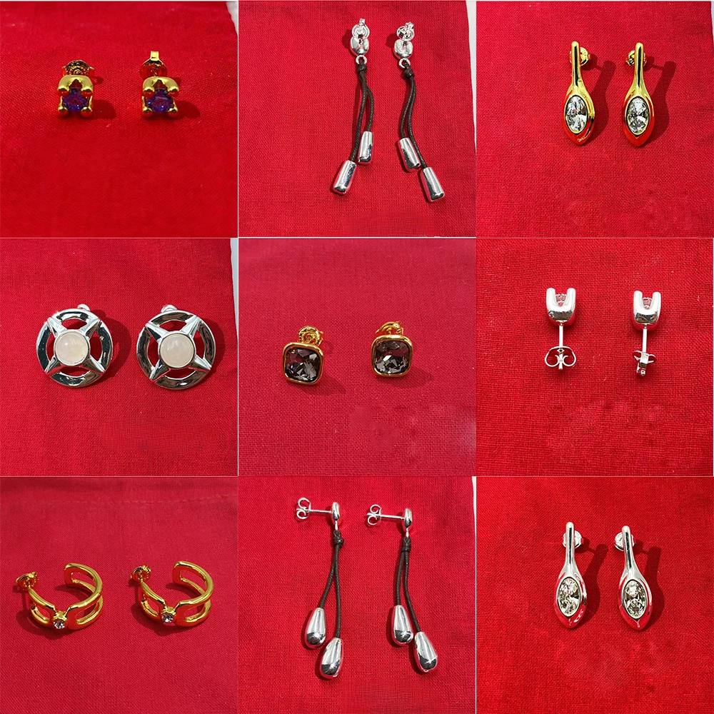 New Fashionable Waterdrop shaped Crystal, Fashionable Circular Hollow Design, Romantic and Versatile Earrings
New Fashionable Waterdrop shaped Crystal, Fashionable Circular Hollow Design, Romantic and Versatile Earrings