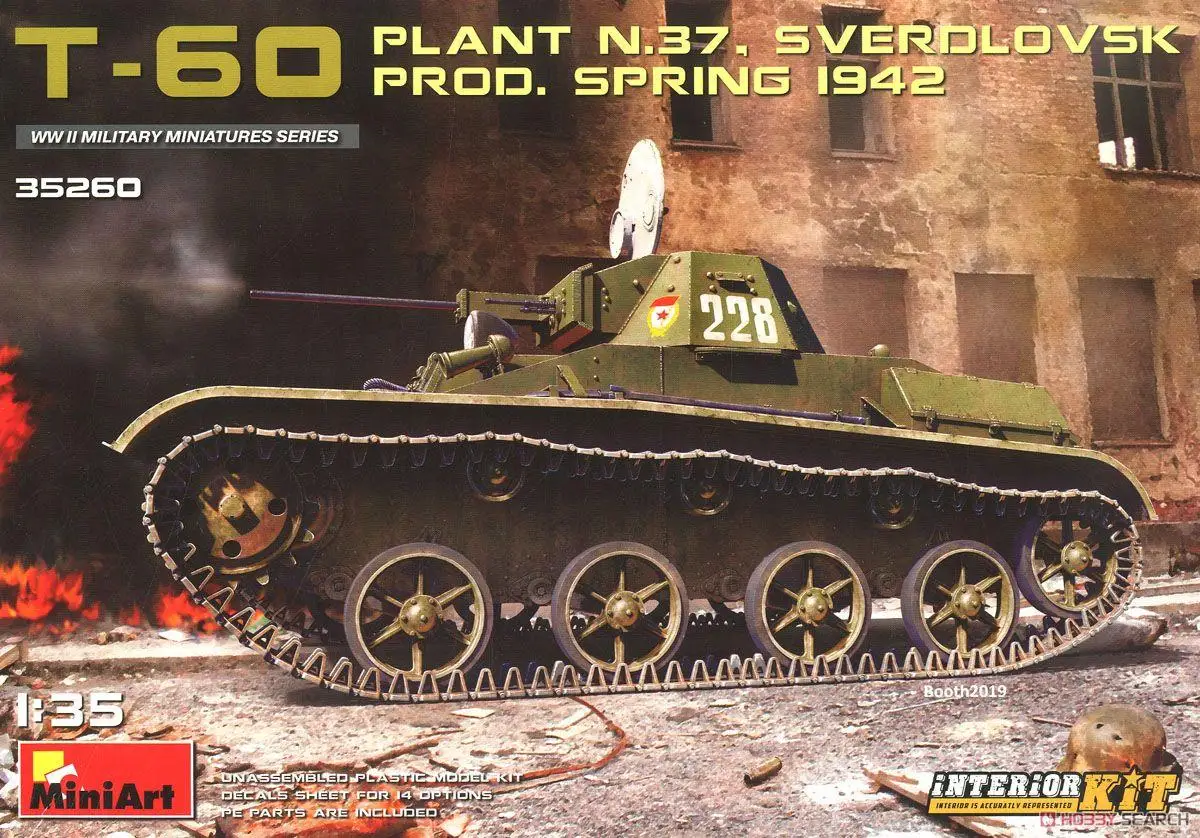 MiniArt 35260 1/35 T-60 Plant N.37, sправда lovsk Prod. Весна 1942. Модель интерьера
MiniArt 35260 1/35 T-60 Plant N.37, sправда lovsk Prod. Весна 1942. Модель интерьера