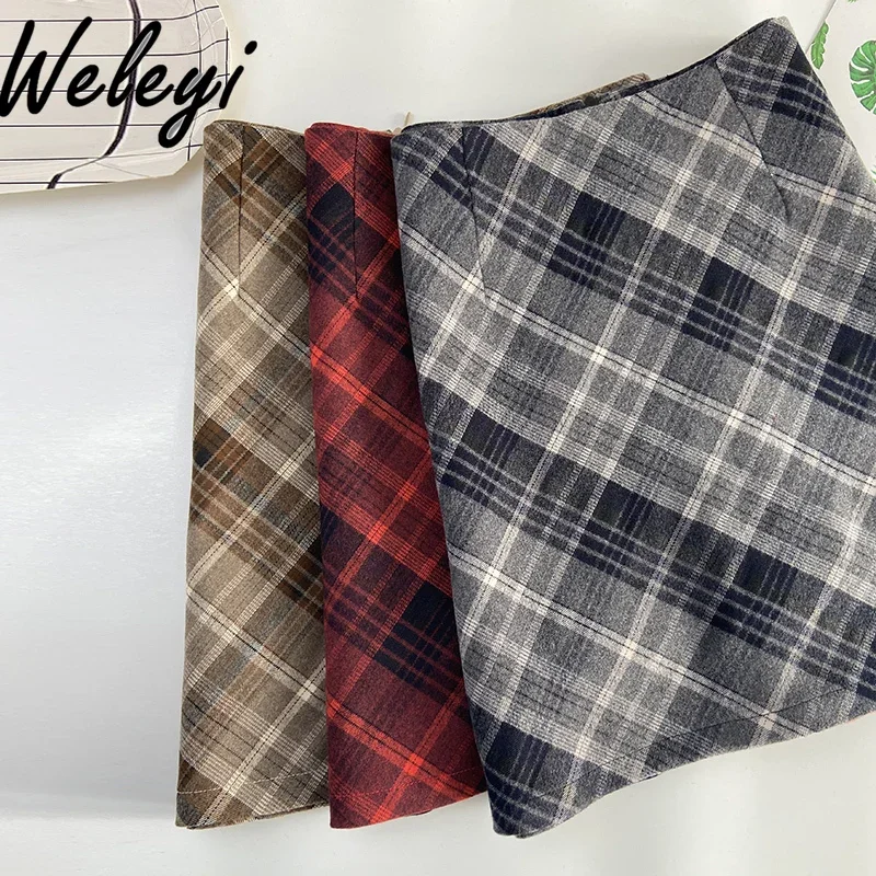 Gray Blue Plaid Hip Wrap Skirt Female 2024 Autumn and Winter New Fashion Versatile Anti-light Back Zipper Short Skirts Women
Gray Blue Plaid Hip Wrap Skirt Female 2024 Autumn and Winter New Fashion Versatile Anti-light Back Zipper Short Skirts Women