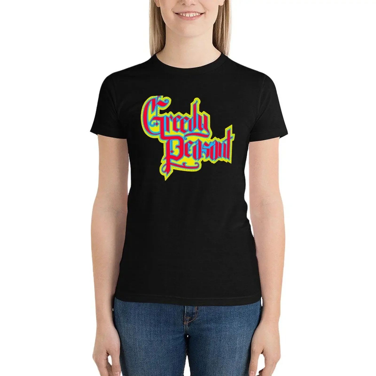 Greedy Peasant T-Shirt Aesthetic clothing plus size tops workout t shirts for Women
Greedy Peasant T-Shirt Aesthetic clothing plus size tops workout t shirts for Women
