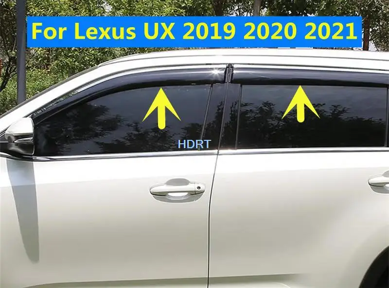 Car Styling Window Visor For Lexus UX 2019 2020 2021 Sun Guard 4pcs Protection Cover Parts Rain Deflectors Exterior Accessories
Car Styling Window Visor For Lexus UX 2019 2020 2021 Sun Guard 4pcs Protection Cover Parts Rain Deflectors Exterior Accessories