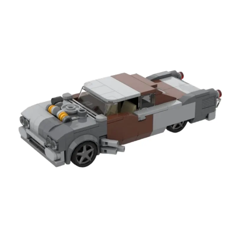 Набор из 311 мелких строительных блоков MOC: гоночный автомобиль 1958 года, модель-игрушка, подарочный набор
Набор из 311 мелких строительных блоков MOC: гоночный автомобиль 1958 года, модель-игрушка, подарочный набор