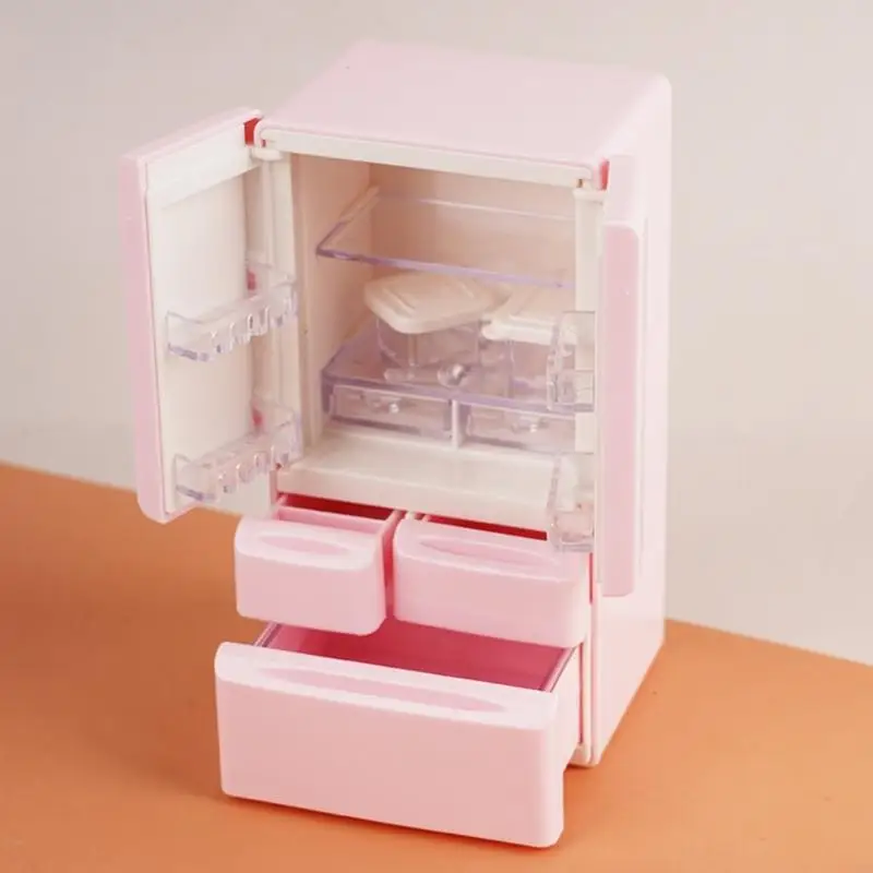 Realistic Miniature Fridge Model Furniture Toy For Imaginative Dollhouses Setting
Realistic Miniature Fridge Model Furniture Toy For Imaginative Dollhouses Setting