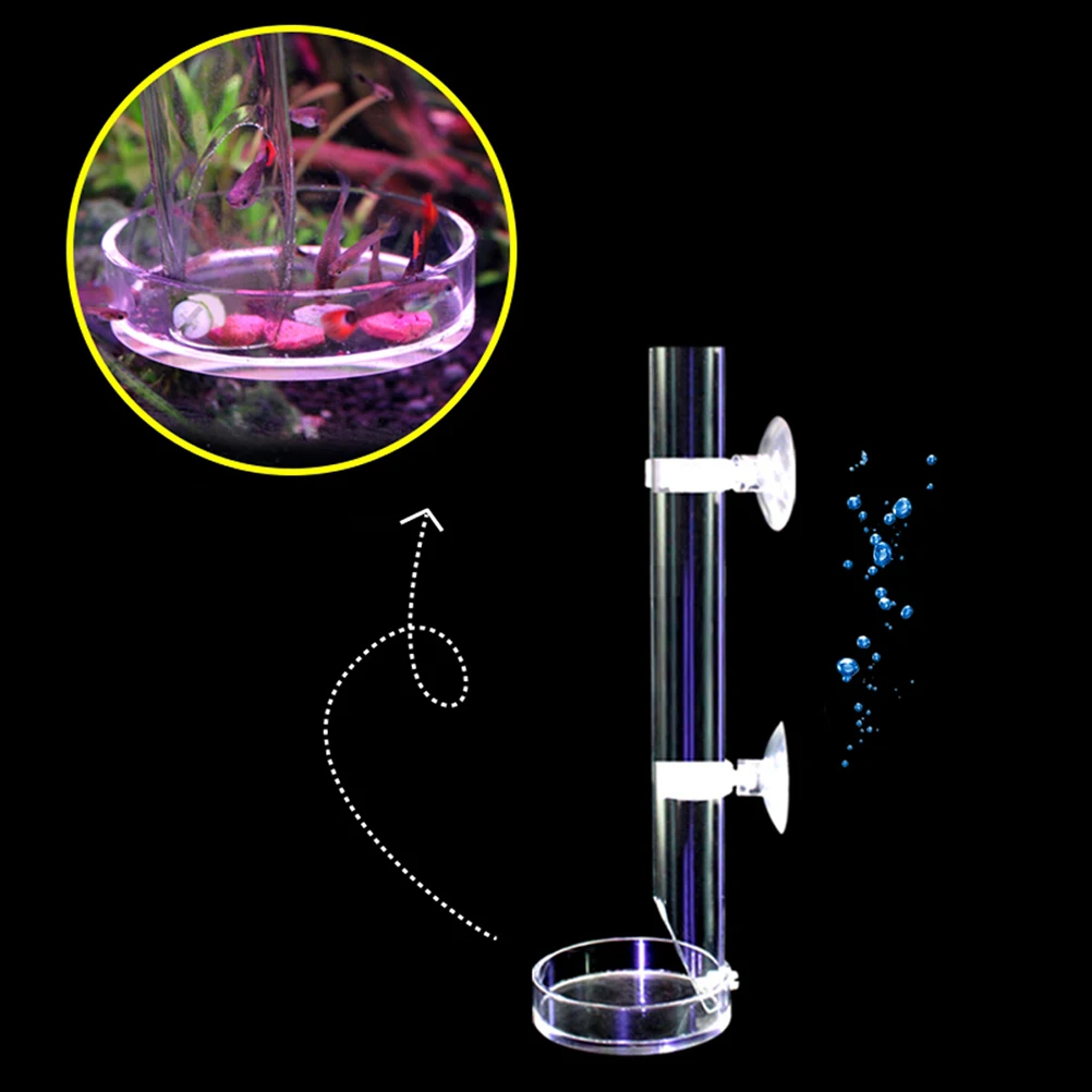 Transparent Shrimp Feeder Tube Acrylic Food Aquarium Fish Tank Feeding Pest Supply High Quality Design Easy Fix Position No 
Transparent Shrimp Feeder Tube Acrylic Food Aquarium Fish Tank Feeding Pest Supply High Quality Design Easy Fix Position No