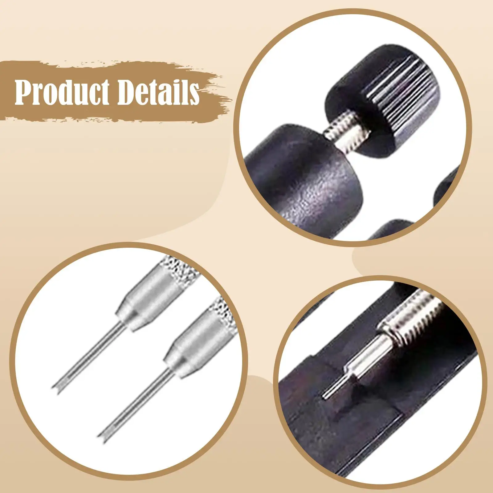 Watch Band Removal Tools Professional Easy Use Replacement Quick Release Smooth Edge Resizing Tool Watch Bracelet Adjustment
Watch Band Removal Tools Professional Easy Use Replacement Quick Release Smooth Edge Resizing Tool Watch Bracelet Adjustment
