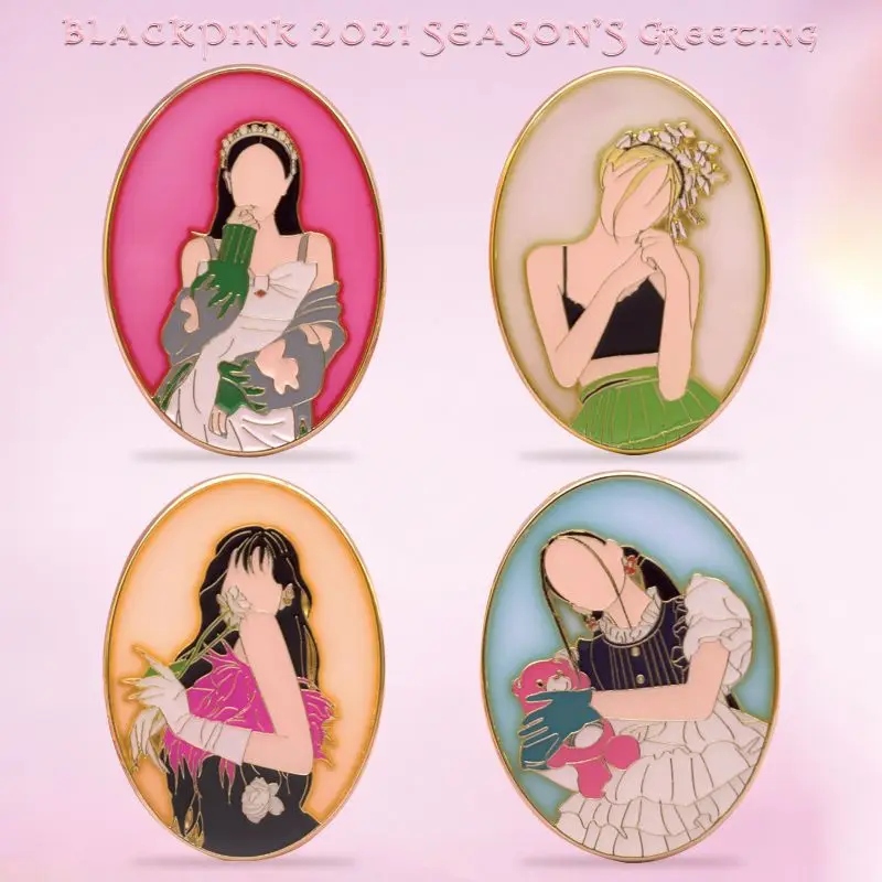 Black Pink Exquisite Metal Badges and Fan Support Brooches Fashionable Decorative Thoughtful Gifts for Fans
Black Pink Exquisite Metal Badges and Fan Support Brooches Fashionable Decorative Thoughtful Gifts for Fans
