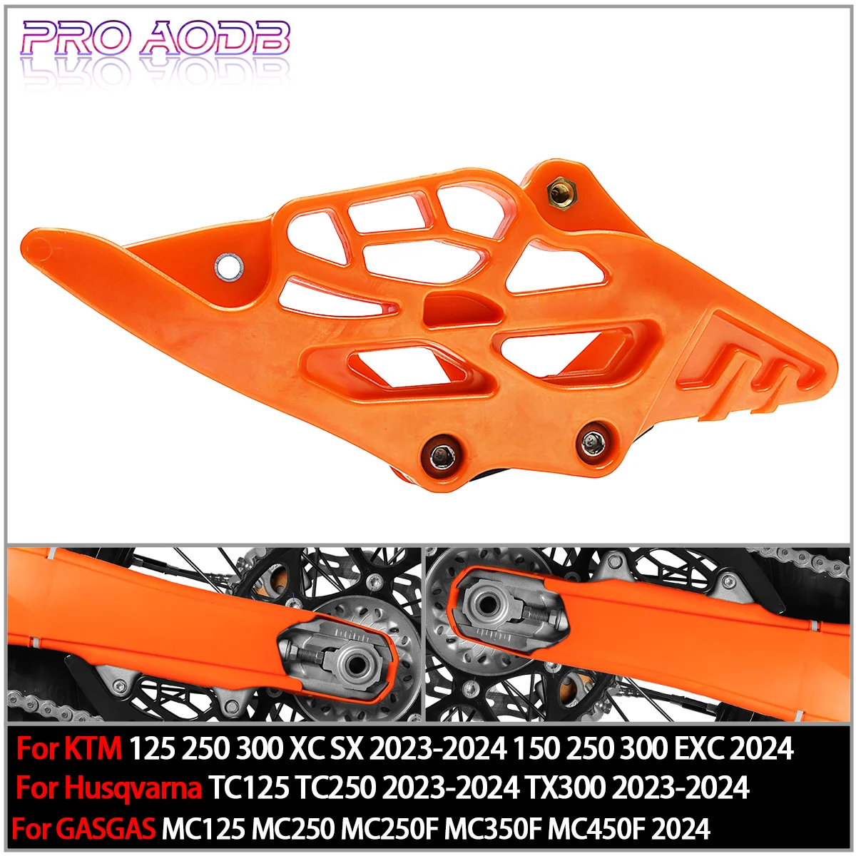 Motorcycle Rear Chain Guide Guard Cover For KTM 2024 EXC 300 EXC-F 350 500 EXC150 SX SX-F XC XC-F 125 250 300 350 450 2023-2024
Motorcycle Rear Chain Guide Guard Cover For KTM 2024 EXC 300 EXC-F 350 500 EXC150 SX SX-F XC XC-F 125 250 300 350 450 2023-2024