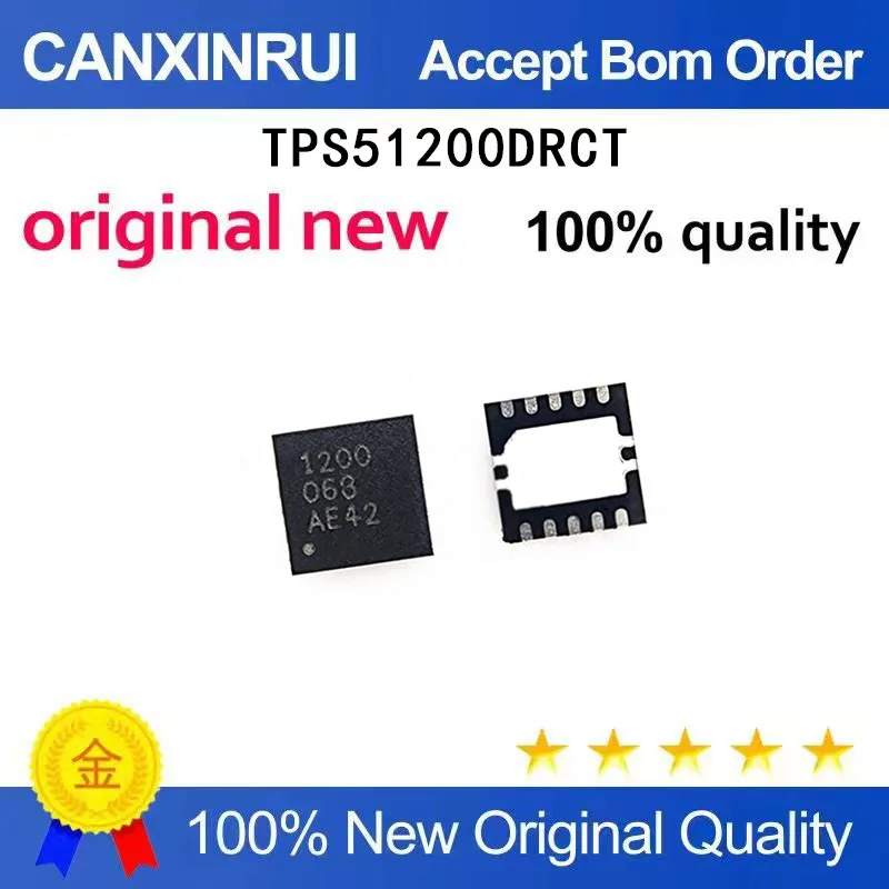 (5-100 pieces)New stock TPS51200DRCT silk screen 1200 voltage regulator chip SON-10
(5-100 pieces)New stock TPS51200DRCT silk screen 1200 voltage regulator chip SON-10