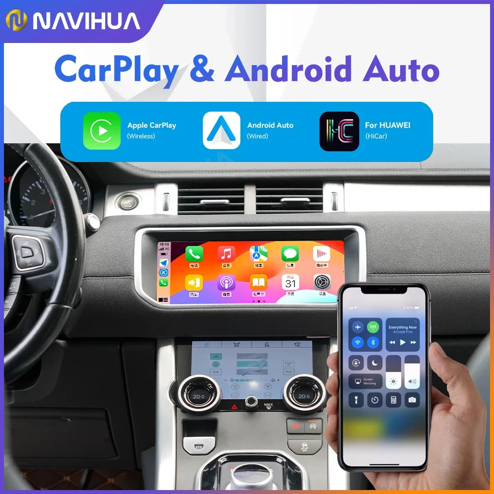 Android13 мультимедийный автомобильный радиоприемник с сенсорным ЖК-экраном Автомобильный DVD GPS-навигатор для Land Rover Range Rover Evoque 12-18 A/C панель управления
Android13 мультимедийный автомобильный радиоприемник с сенсорным ЖК-экраном Автомобильный DVD GPS-навигатор для Land Rover Range Rover Evoque 12-18 A/C панель управления