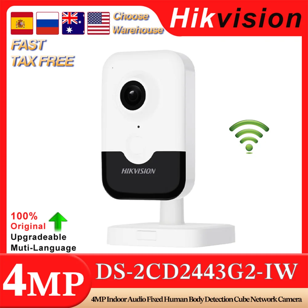 Hikvision Original DS-2CD2443G2-IW 4-мегапиксельная внутренняя аудио фиксированная камера обнаружения человеческого тела Cube POE сетевая камера двусторонняя аудиокамера WIFI
Hikvision Original DS-2CD2443G2-IW 4-мегапиксельная внутренняя аудио фиксированная камера обнаружения человеческого тела Cube POE сетевая камера двусторонняя аудиокамера WIFI
