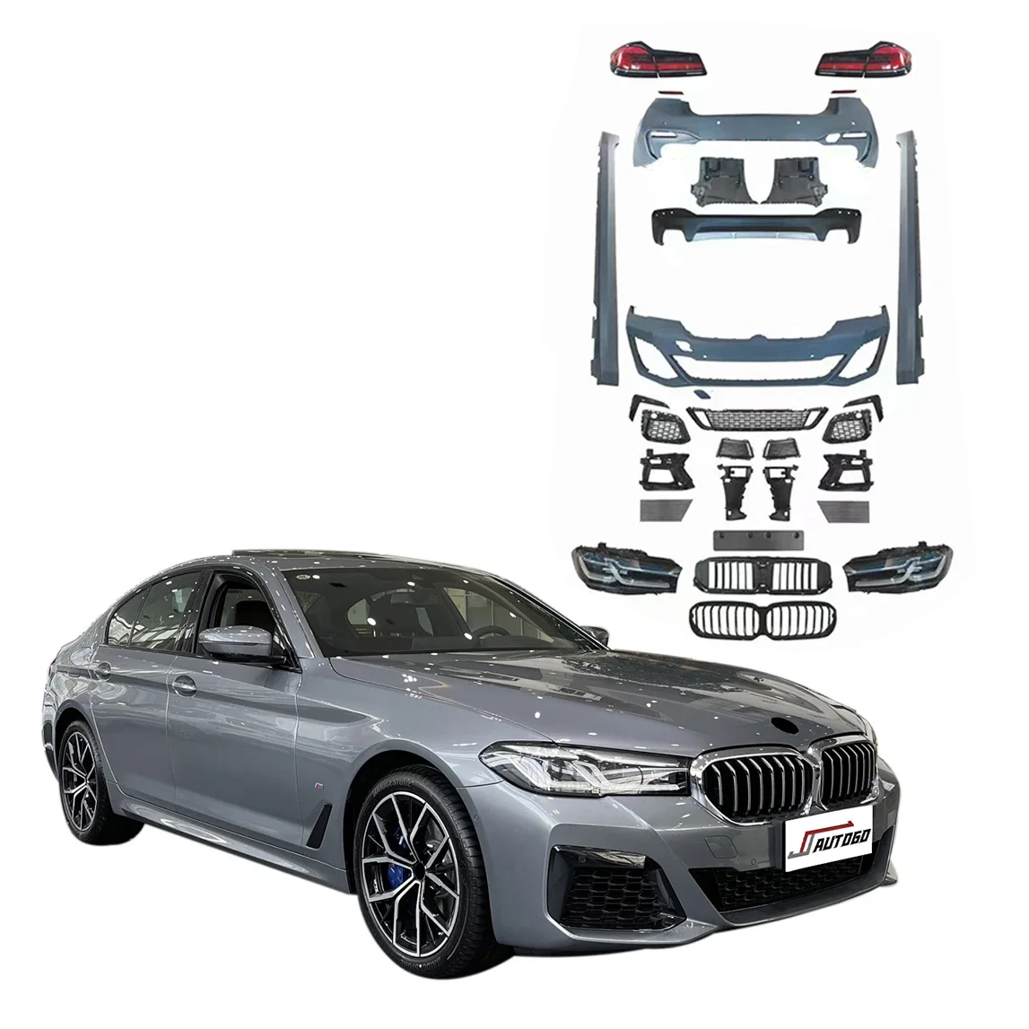 2023 New Design Body Kit For 5 Series G30 18-20 Update to 21+ M-Tech PP+ABS Material Front+Rear Bumper Grille Skirt
2023 New Design Body Kit For 5 Series G30 18-20 Update to 21+ M-Tech PP+ABS Material Front+Rear Bumper Grille Skirt