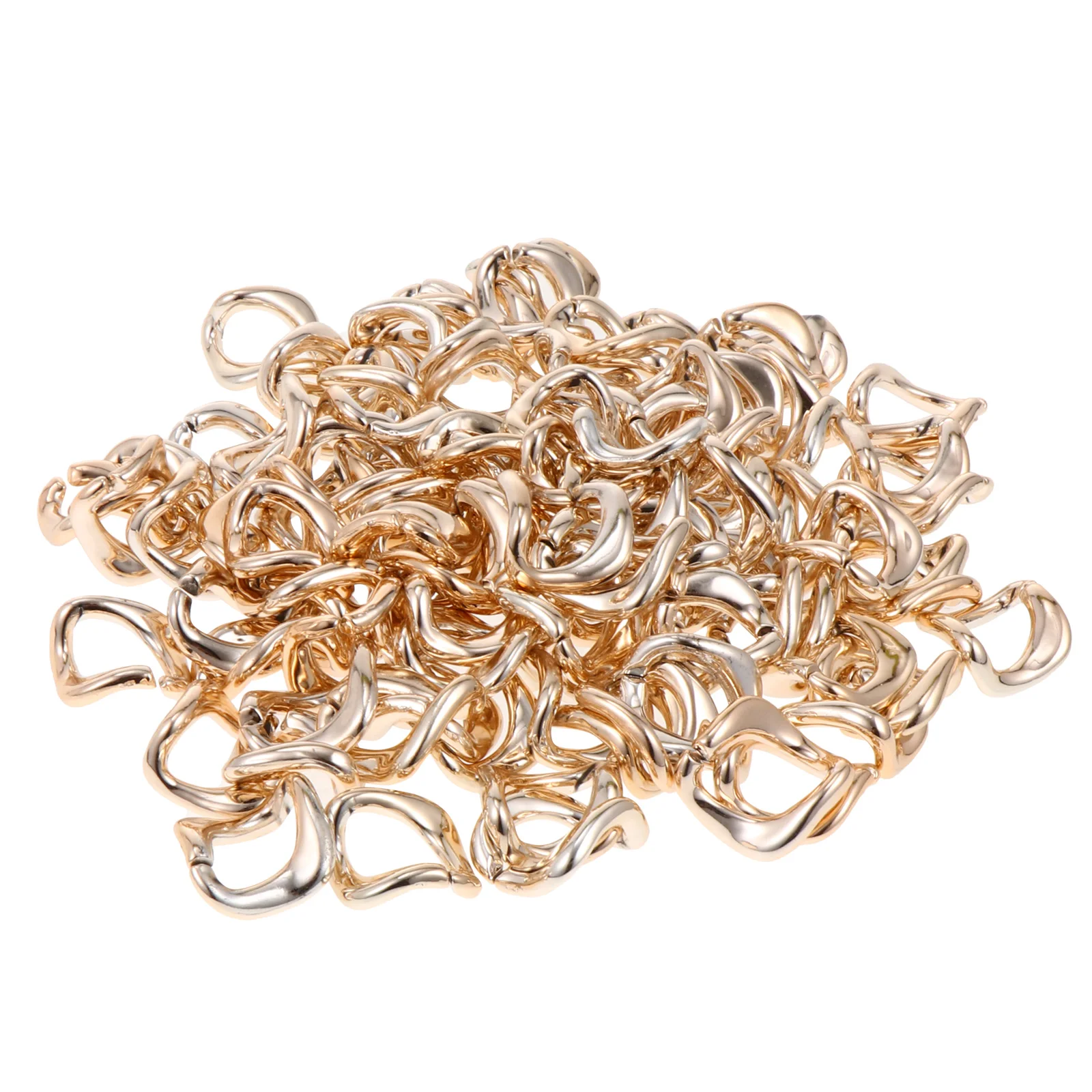 100pcs Chain Decorations Plastic Electroplating Gold Color Hip Hop DIY Accessories Jewelry Parts
100pcs Chain Decorations Plastic Electroplating Gold Color Hip Hop DIY Accessories Jewelry Parts