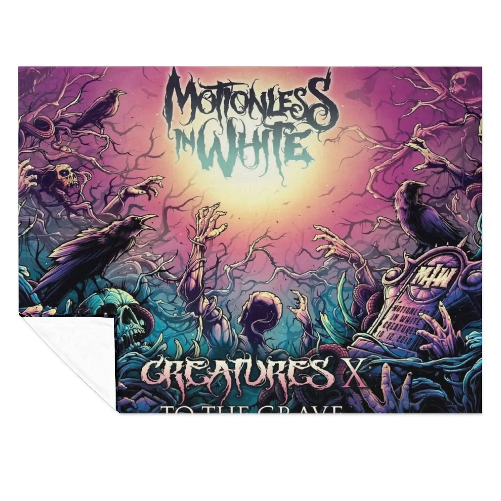 Motionless In White Throw Blanket Bed covers Luxury St Decoratives blankets and throws Blankets 
Motionless In White Throw Blanket Bed covers Luxury St Decoratives blankets and throws Blankets