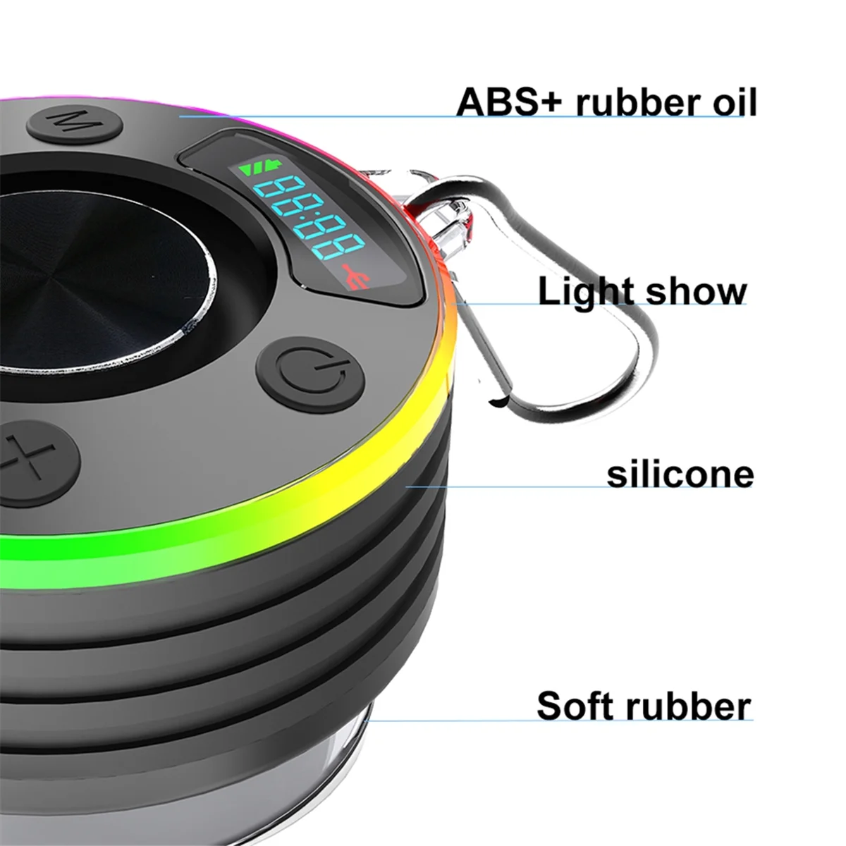 NEW!! Shower Speaker Bluetooth-Compatible 5.3 Waterproof Wireless Speaker FM Radio with Suction Cup for Bathroom Pool Black
NEW!! Shower Speaker Bluetooth-Compatible 5.3 Waterproof Wireless Speaker FM Radio with Suction Cup for Bathroom Pool Black