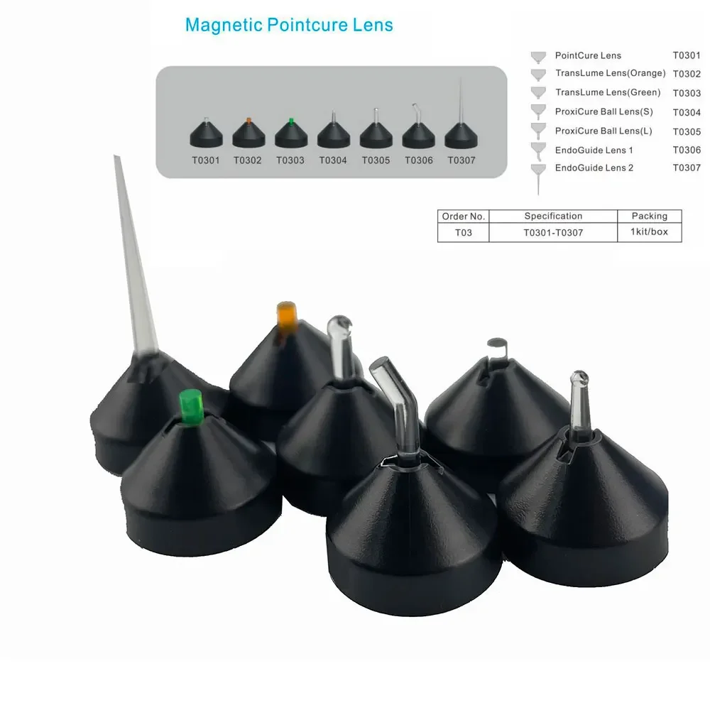 Dentals Magnetics Endoguide Proxicure Translume Pointcure Lens Curing Light Accessories for Use with Cordless Curing Light 7 Pcs
Dentals Magnetics Endoguide Proxicure Translume Pointcure Lens Curing Light Accessories for Use with Cordless Curing Light 7 Pcs