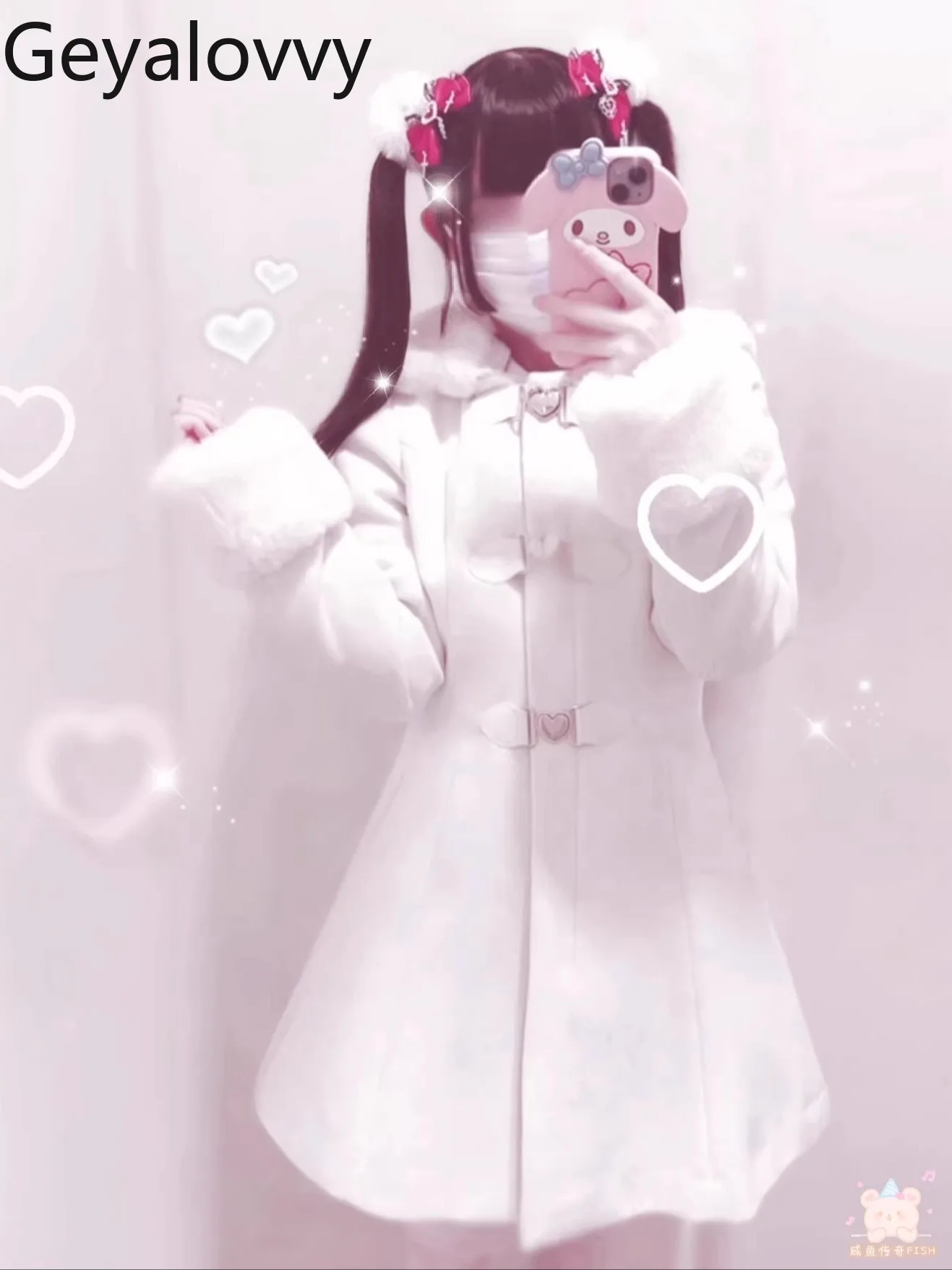 Japanese Style Autumn Winter New Lace-up Hooded Mid-Length Coat Mass-Produced Lolita Sweet Girl High-Waisted Slim Woolen Jacket
Japanese Style Autumn Winter New Lace-up Hooded Mid-Length Coat Mass-Produced Lolita Sweet Girl High-Waisted Slim Woolen Jacket