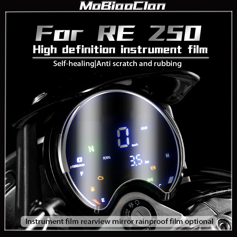 For CYCLONE RE250 Motorcycle Speedometer Transparent Protective Film Headlight Taillight Film Accessories
For CYCLONE RE250 Motorcycle Speedometer Transparent Protective Film Headlight Taillight Film Accessories 