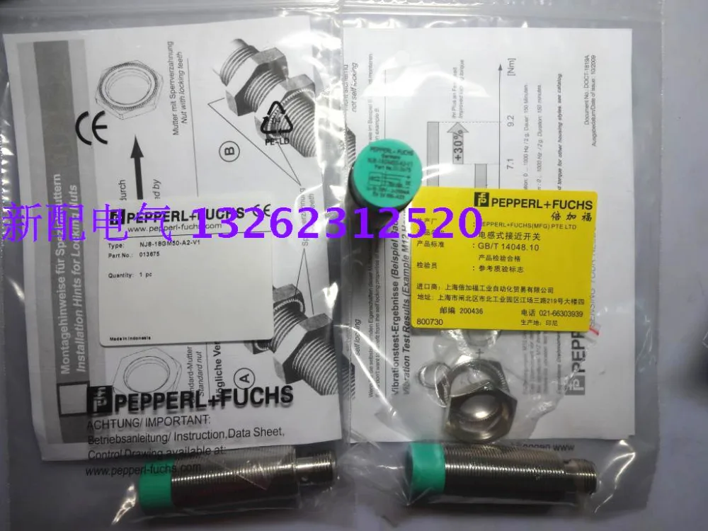 NJ8-18GM50-A0-V1 NJ8-18GM50-A2-V1 New High-Quality P+F Inductive Proximity Switch Sensor
NJ8-18GM50-A0-V1 NJ8-18GM50-A2-V1 New High-Quality P+F Inductive Proximity Switch Sensor