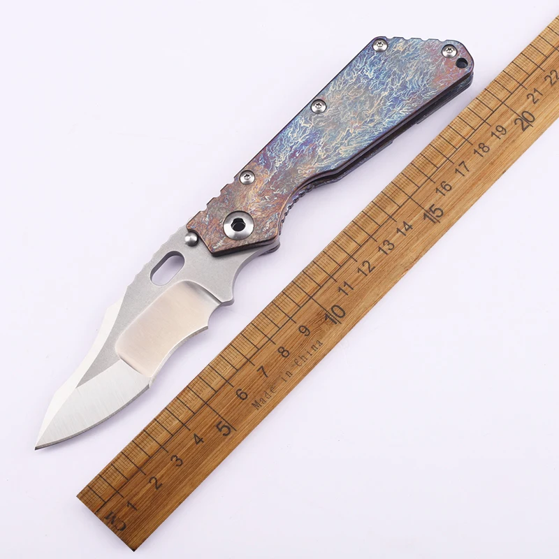 New VG10 Blade Titanium Alloy Handle Camping Hunting Men's Christmas Gift Fishing Fruit Pocket EDC Tool Knife
New VG10 Blade Titanium Alloy Handle Camping Hunting Men's Christmas Gift Fishing Fruit Pocket EDC Tool Knife