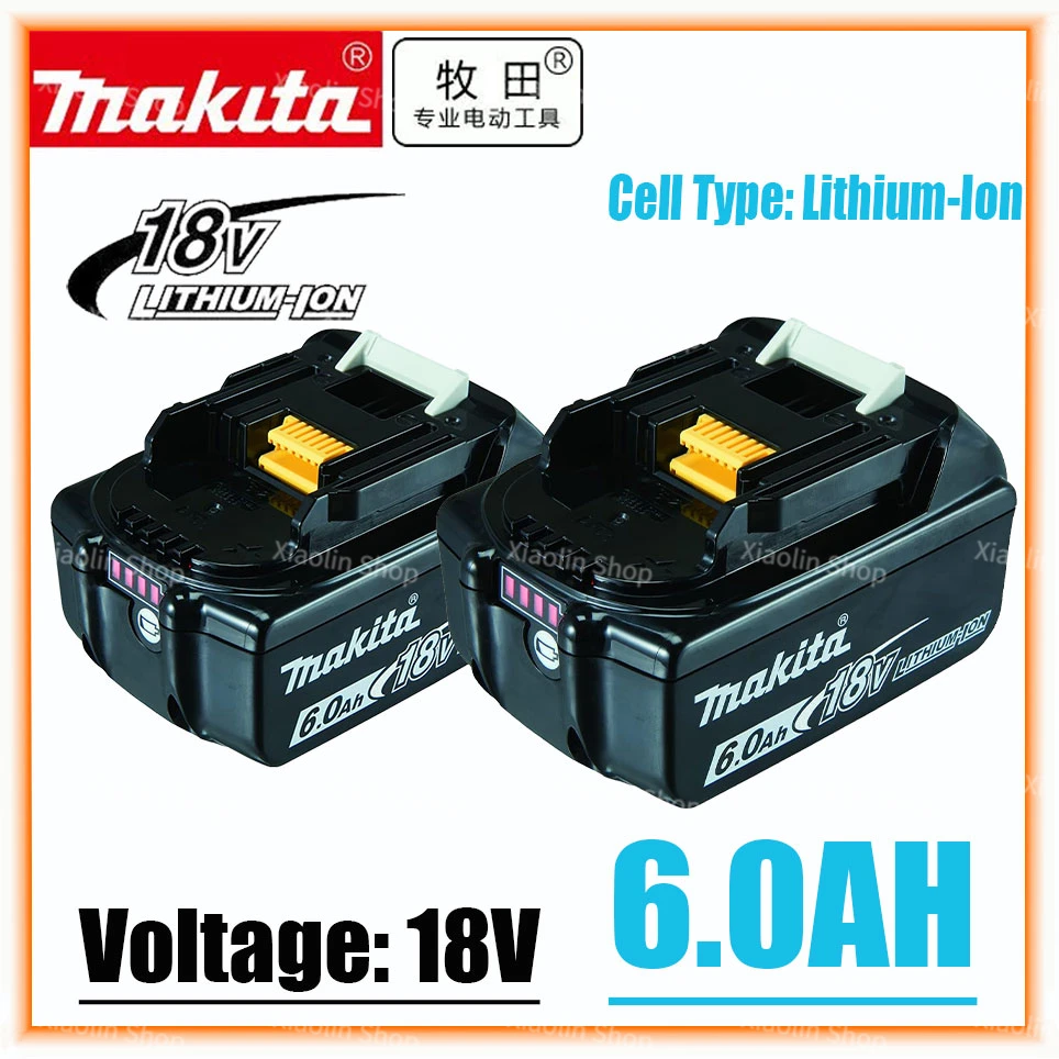 Makita Original Lithium ion Rechargeable Battery 18V 6000mAh 18v 6.0Ah drill Replacement Battery BL1860 BL1830 BL1850 BL1860B
Makita Original Lithium ion Rechargeable Battery 18V 6000mAh 18v 6.0Ah drill Replacement Battery BL1860 BL1830 BL1850 BL1860B