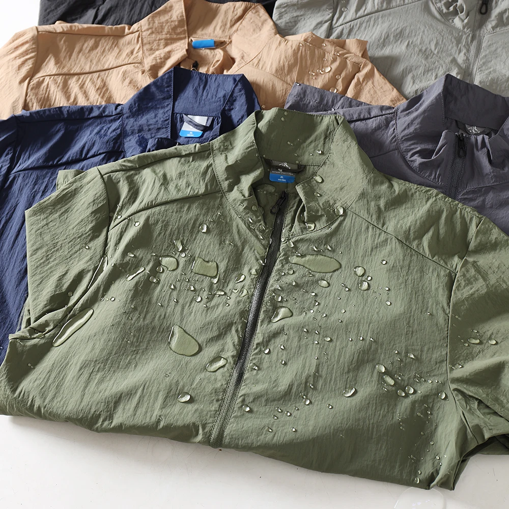 Lightweight Ice Silk Quick Dry Outdoor Jacket Men's Summer Cool Feeling Sun Protection Skin Clothes Outerwear Breathable Casu...
Lightweight Ice Silk Quick Dry Outdoor Jacket Men's Summer Cool Feeling Sun Protection Skin Clothes Outerwear Breathable Casu...