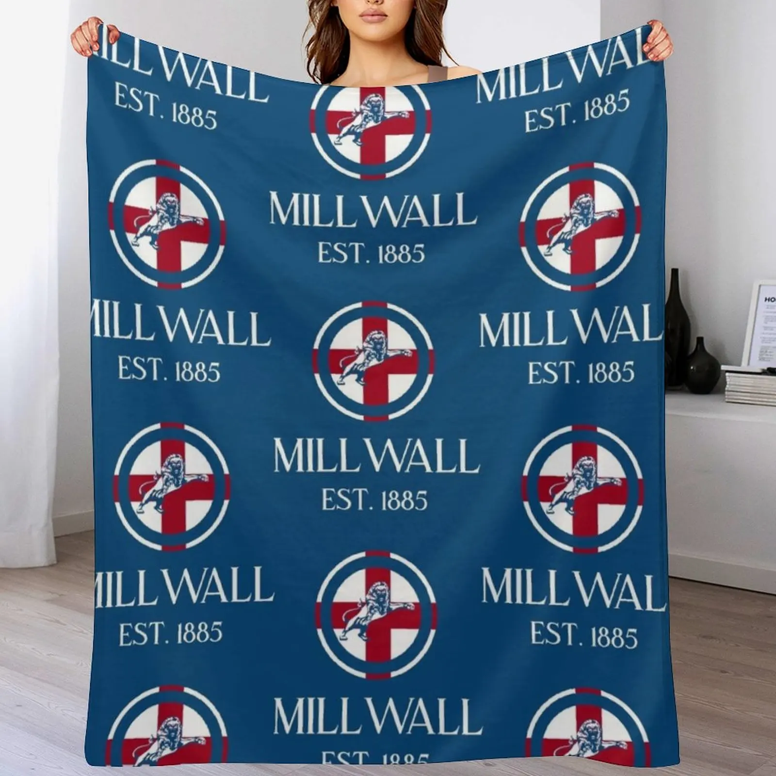 Millwall England Throw Blanket Warm Accent Blanket for Living Room Decoration
Millwall England Throw Blanket Warm Accent Blanket for Living Room Decoration