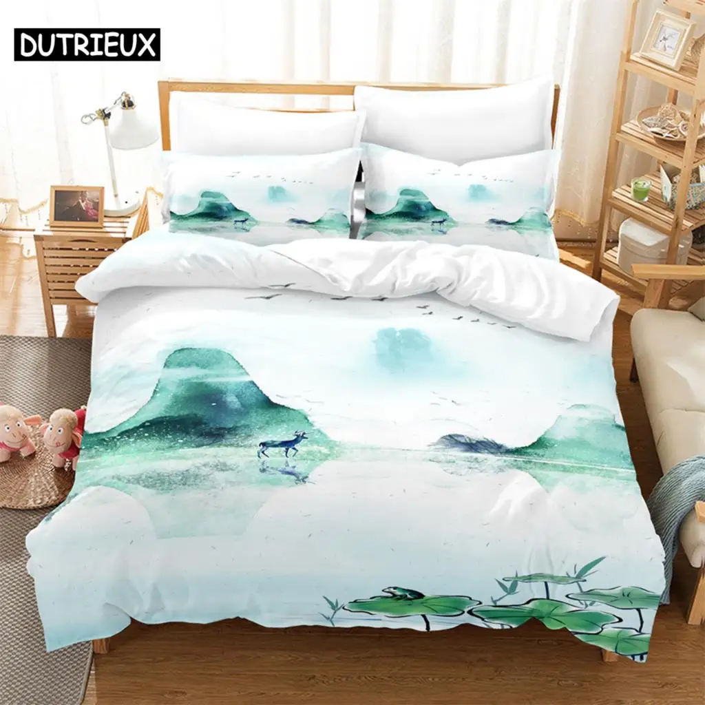 Landscape 3Pcs Bedding Sets 3D Digital Printing Custom Quilt Duvet Cover Set Home Queen King Quilt Pillowcase
Landscape 3Pcs Bedding Sets 3D Digital Printing Custom Quilt Duvet Cover Set Home Queen King Quilt Pillowcase