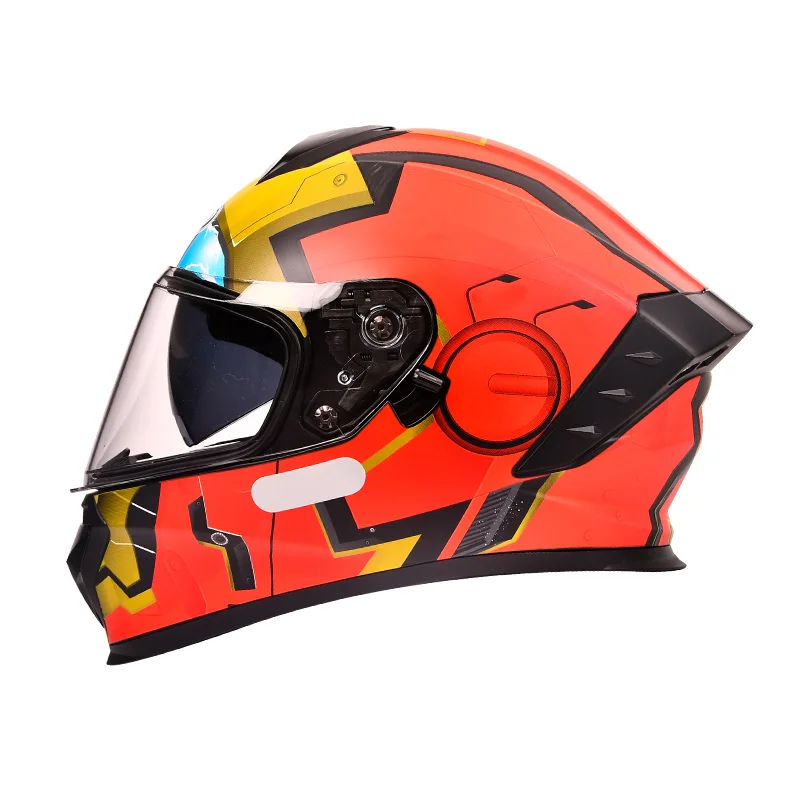 High Quality Customizable Motorcycle Helmets AD Factory Direct Portable PC/EPS/ABS Crash Safety Visors New Condition
High Quality Customizable Motorcycle Helmets AD Factory Direct Portable PC/EPS/ABS Crash Safety Visors New Condition