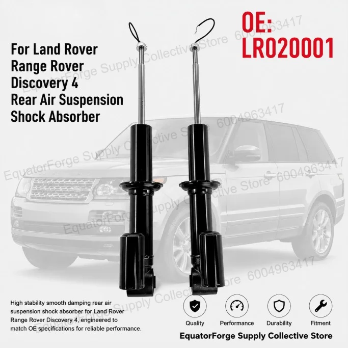 High Stability Smooth Damping Rear Air Suspension Shock Absorber for Land Rover Range Rover Discovery 4 - OE LR020001
High Stability Smooth Damping Rear Air Suspension Shock Absorber for Land Rover Range Rover Discovery 4 - OE LR020001