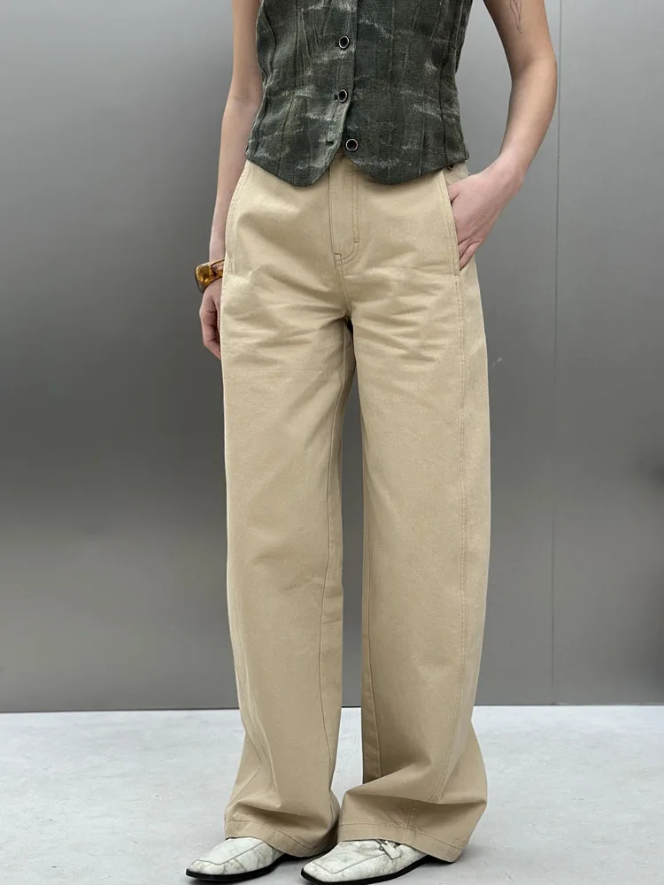 Женские повседневные брюки с широкими штанинами Bodhl, с высокой талией, прямого кроя, свободного покроя, льняные, осенние, новые, элегантные, струящиеся
Женские повседневные брюки с широкими штанинами Bodhl, с высокой талией, прямого кроя, свободного покроя, льняные, осенние, новые, элегантные, струящиеся