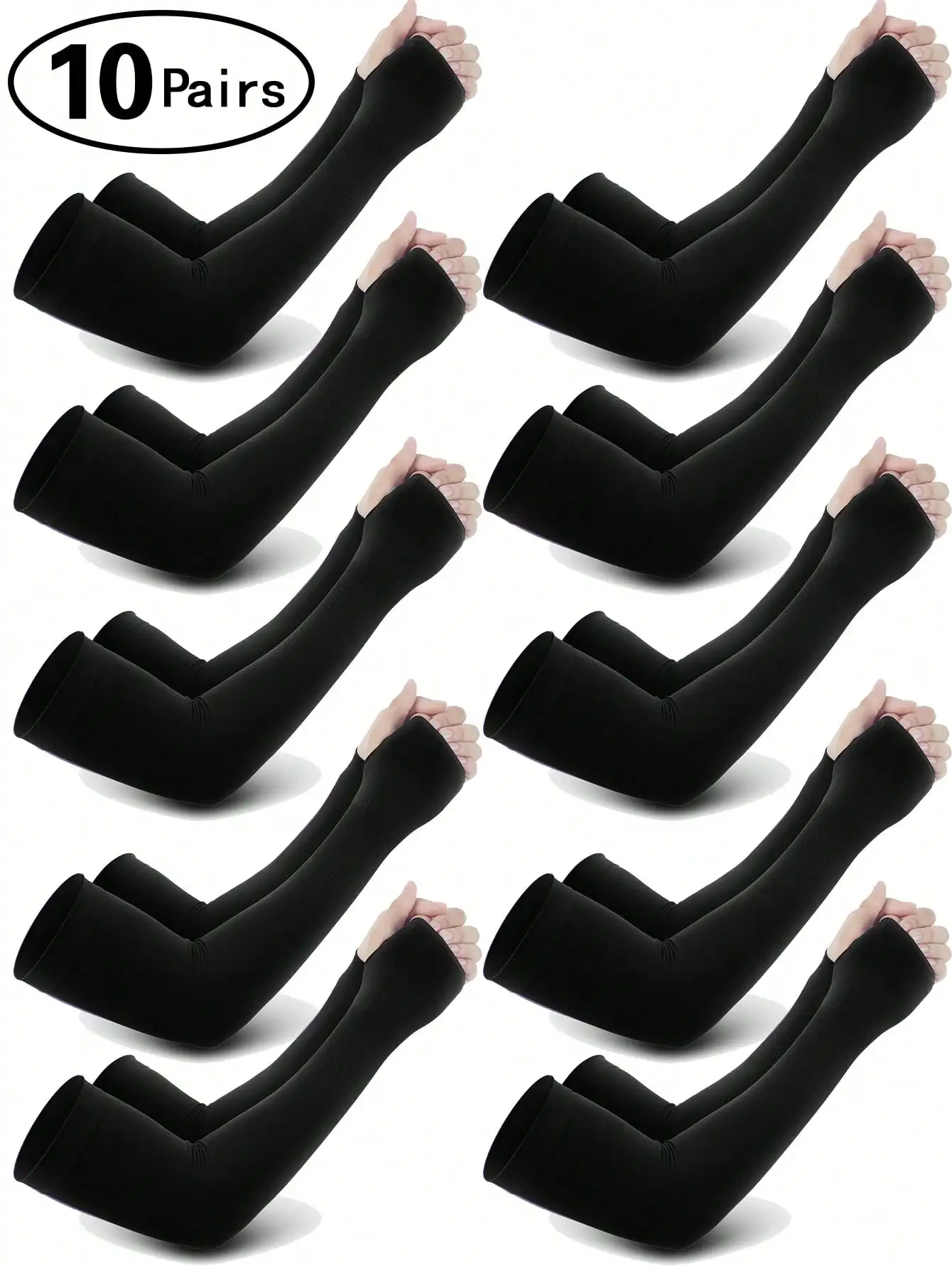 10Pairs Sun Protection Cooling Arm Sleeves For Men &Women,Compression Sleeves For Football, Golf & Volleyball Arm Sleeves For Sun Protection With UV Cover - Cooling Tattoo Cover Up Gardening Sleeves
10Pairs Sun Protection Cooling Arm Sleeves For Men &Women,Compression Sleeves For Football, Golf & Volleyball Arm Sleeves For Sun Protection With UV Cover - Cooling Tattoo Cover Up Gardening Sleeves