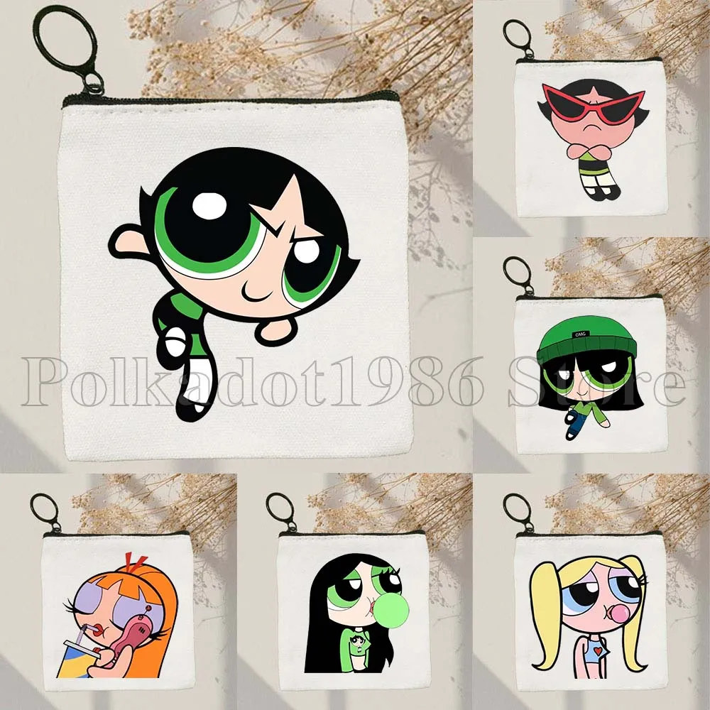 ASTETHIC The Girls Cute Bubbles Tea Powerpuff Hearts Canvas Coin Purse Bag Small Square Bag Key Storage Card Bag Wallet Pouch
ASTETHIC The Girls Cute Bubbles Tea Powerpuff Hearts Canvas Coin Purse Bag Small Square Bag Key Storage Card Bag Wallet Pouch