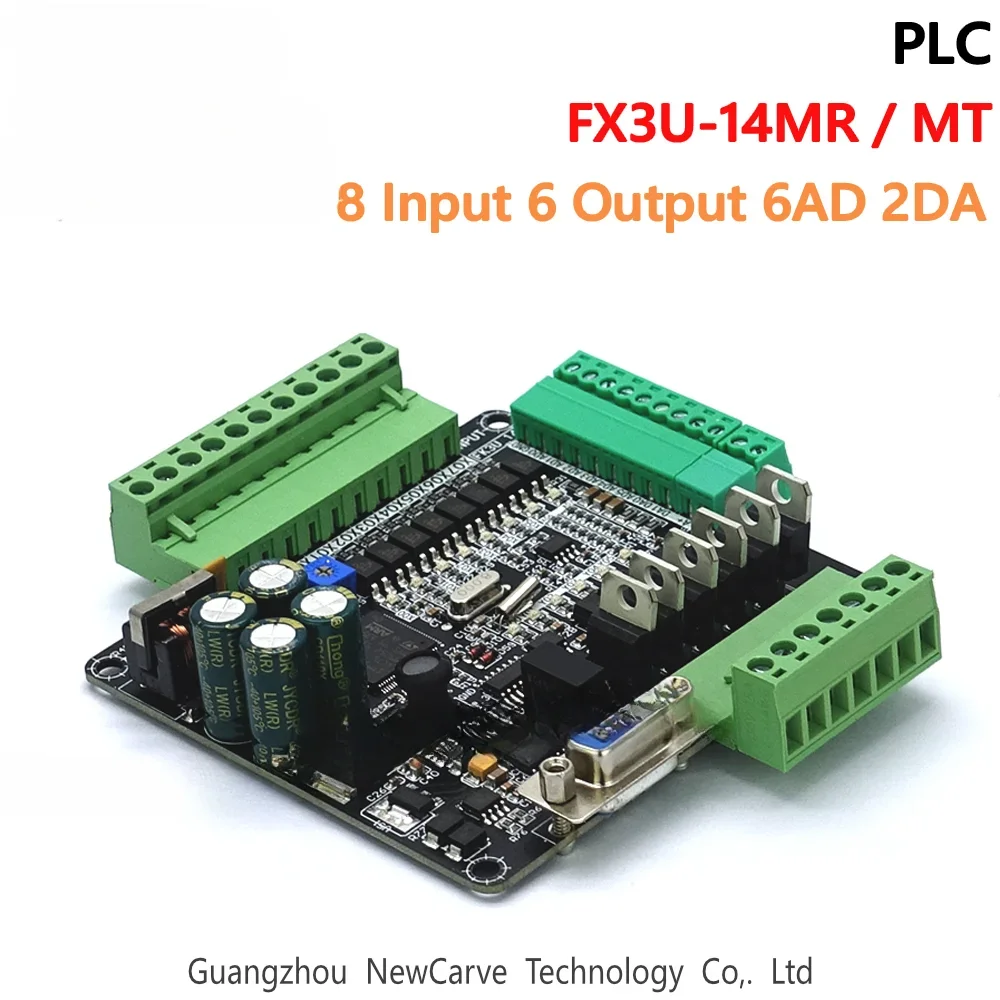 Промышленная плата управления ForPLC FX3U-14MR FX3U-14MT, 8 входов, 6 выходов, 6AD, 2DA и RS485, совместимая с FX1N и FX2N
Промышленная плата управления ForPLC FX3U-14MR FX3U-14MT, 8 входов, 6 выходов, 6AD, 2DA и RS485, совместимая с FX1N и FX2N