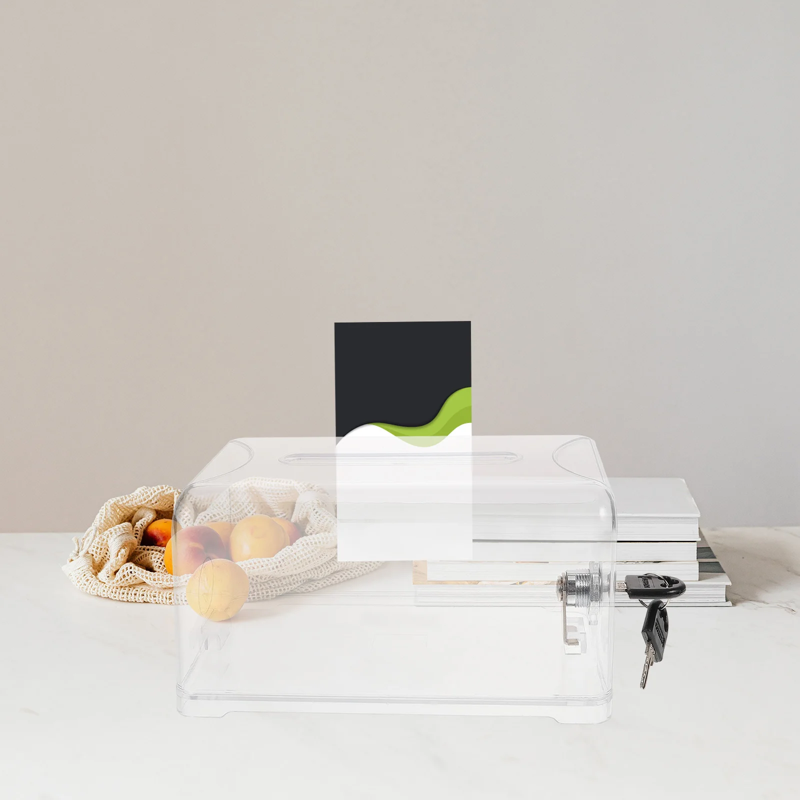 Clear Acrylic Donation Box Lockable Voting Storage Fundraising Suggestion Complaint Letter Collection Transparent Ballot Box
Clear Acrylic Donation Box Lockable Voting Storage Fundraising Suggestion Complaint Letter Collection Transparent Ballot Box