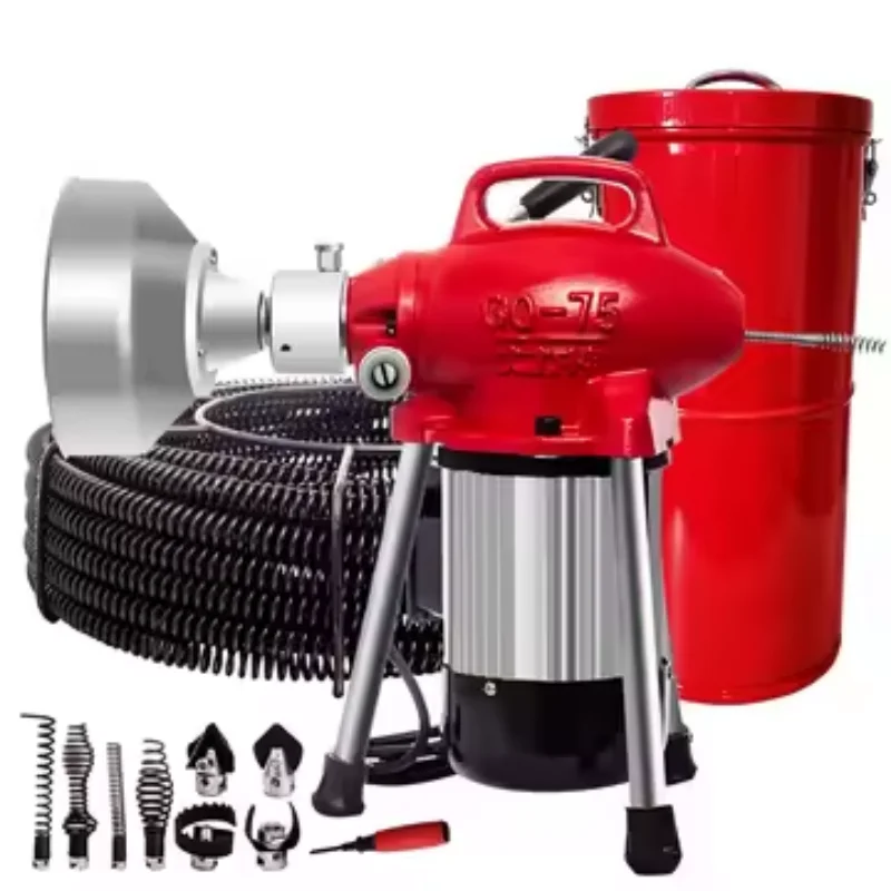 Electric Pipe Dredging Machine New Condition Sewer Dredging Tool and Household Cleaning Tool
Electric Pipe Dredging Machine New Condition Sewer Dredging Tool and Household Cleaning Tool