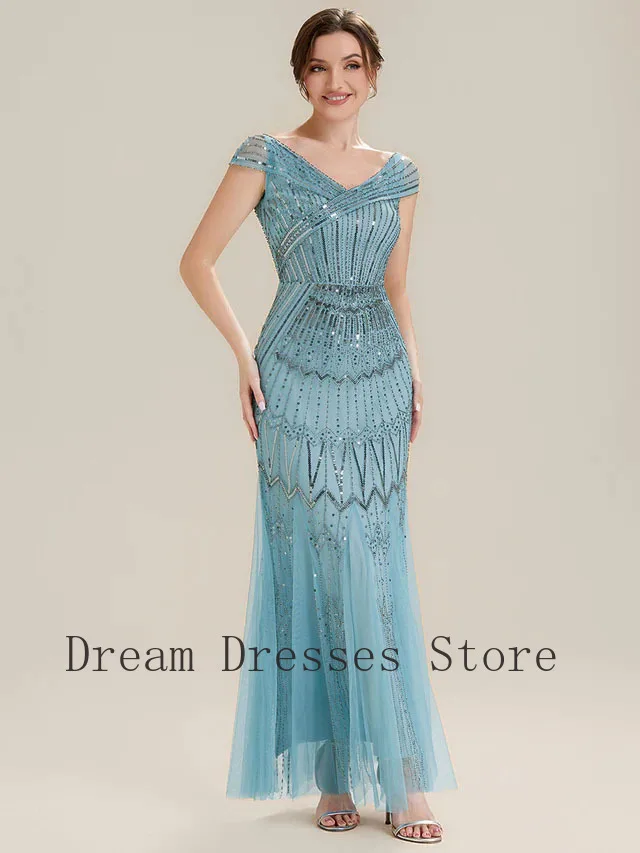 Customized Exquisite Tulle Sequined Beading Pleat Trumpet Off-the-shoulder Long Dresses Bespoke Occasion Dresses Sizes Available
Customized Exquisite Tulle Sequined Beading Pleat Trumpet Off-the-shoulder Long Dresses Bespoke Occasion Dresses Sizes Available