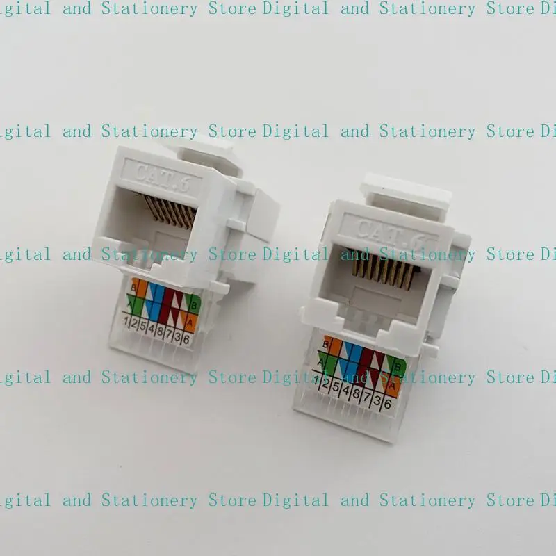 652F 5Pcs CAT6 UTP Module Tool-free RJ45 Connector Information Socket Computer Outlet Cable Adapter Keystone
652F 5Pcs CAT6 UTP Module Tool-free RJ45 Connector Information Socket Computer Outlet Cable Adapter Keystone