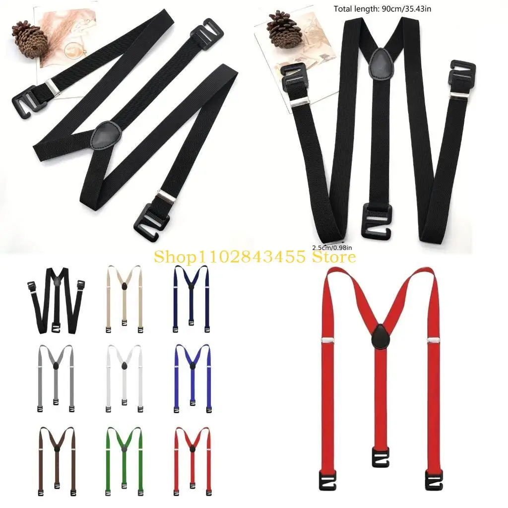 49MC Мужская рубашка с ремнем и застежками Брюки Женские прочные подтяжки на крючках для комфорта и стиля на любой случай
49MC Мужская рубашка с ремнем и застежками Брюки Женские прочные подтяжки на крючках для комфорта и стиля на любой случай